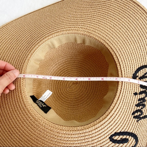 Magid GOING COASTAL Floppy Sun Hat Wide Brim Straw Sun Protection Beach Vacation - Picture 5 of 9